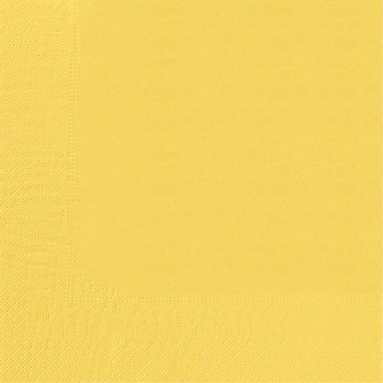 image produit : Serviette 30×39 Ouate Jaune Pastel /100