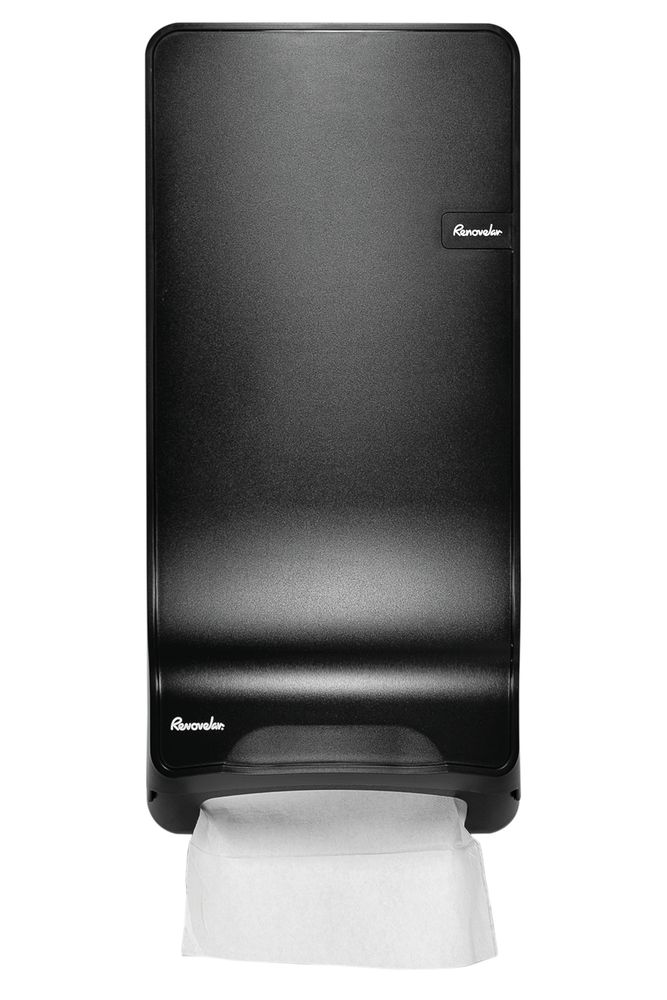 Distributeur Essuie-Mains Plis Midi Noir Renovelar