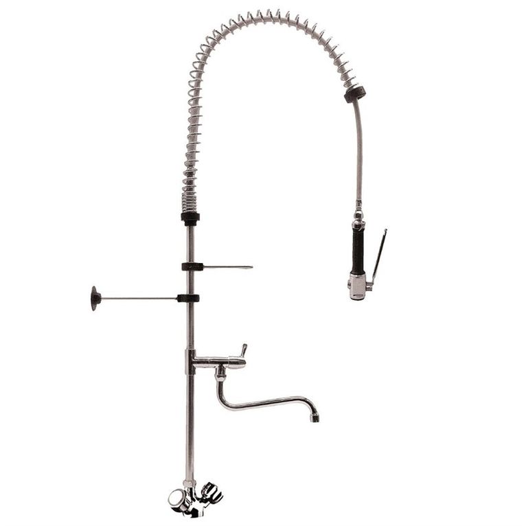 Douchette mélangeur monotrou standard avec col de