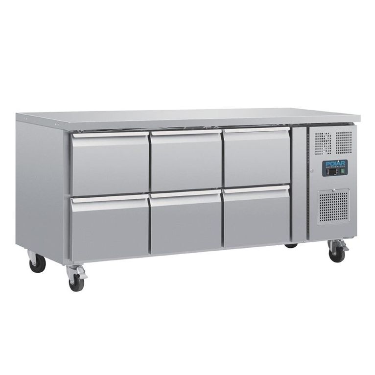 image produit : Table réfrigérée GN 1/1 ventilée 6 tiroirs Polar S