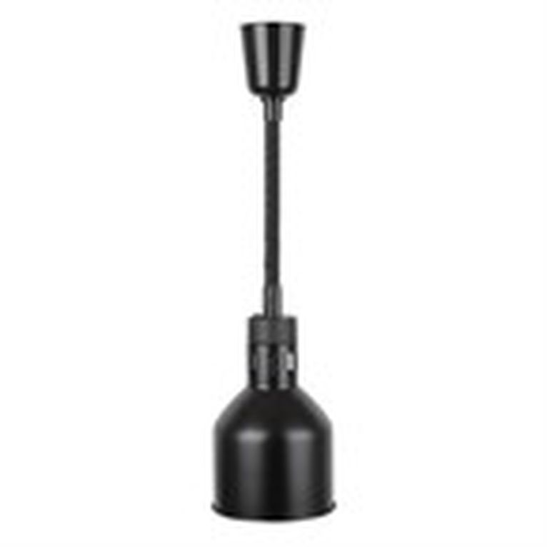 Lampe chauffante rétractable Buffalo noir mat