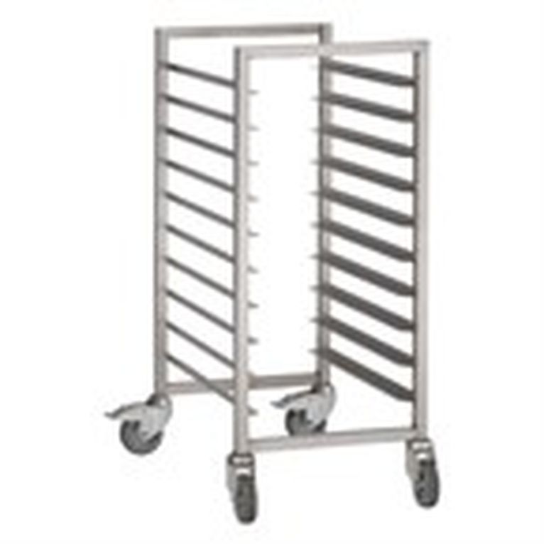 image produit : Chariot à glissières inox Gastro M 600x400mm 10 ni