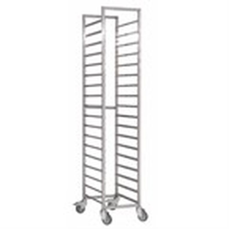 Chariot à glissières inox Gastro M 600x400mm 18 ni