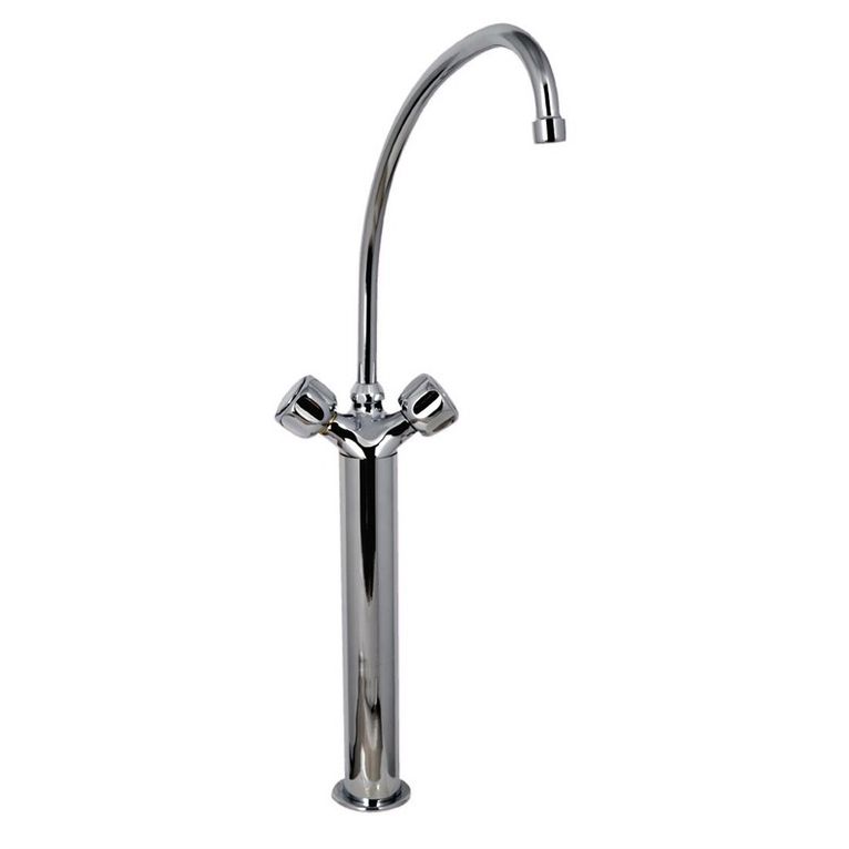 Robinet mélangeur monotrou modèle lourd 3/4" avec