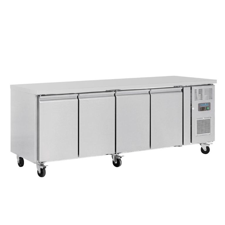 Table réfrigérée positive 4 portes 449L Polar Séri