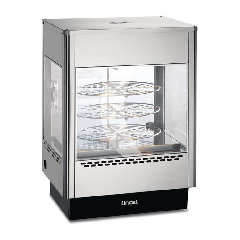Vitrine chaude rotative pour pizza Lincat UM50