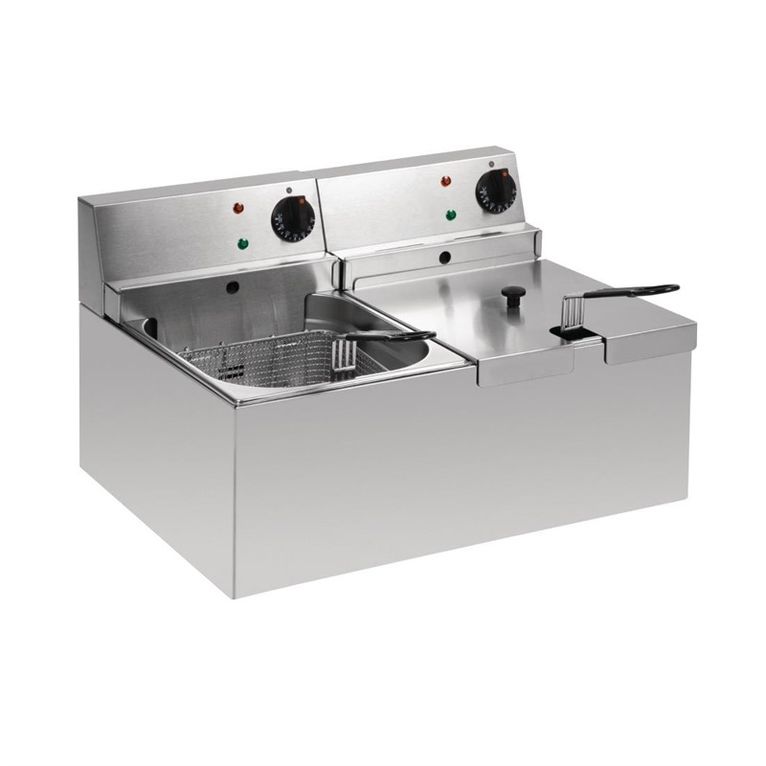 Friteuse électrique de comptoir cuve double Lincat