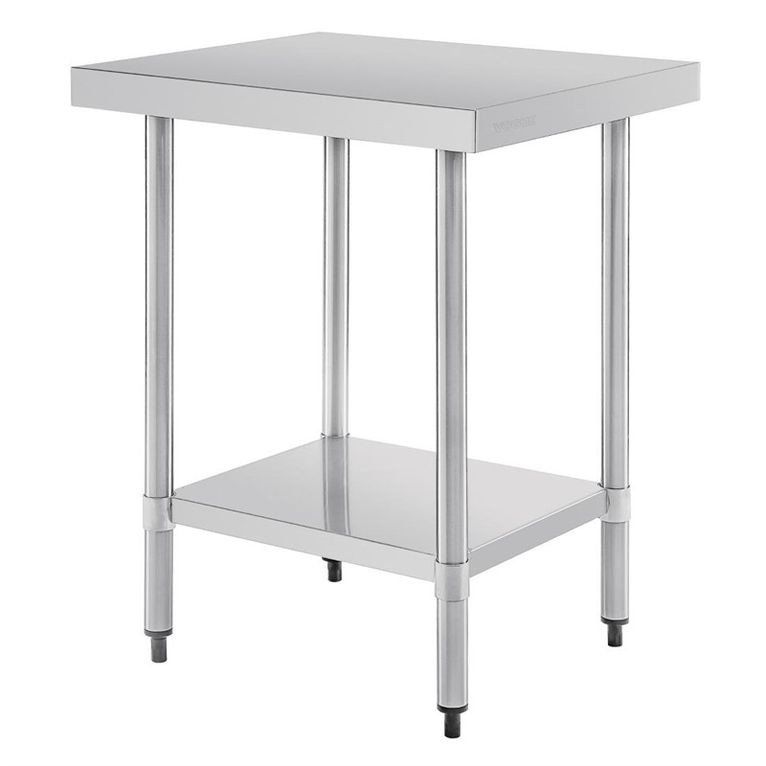 Table de préparation sans rebord