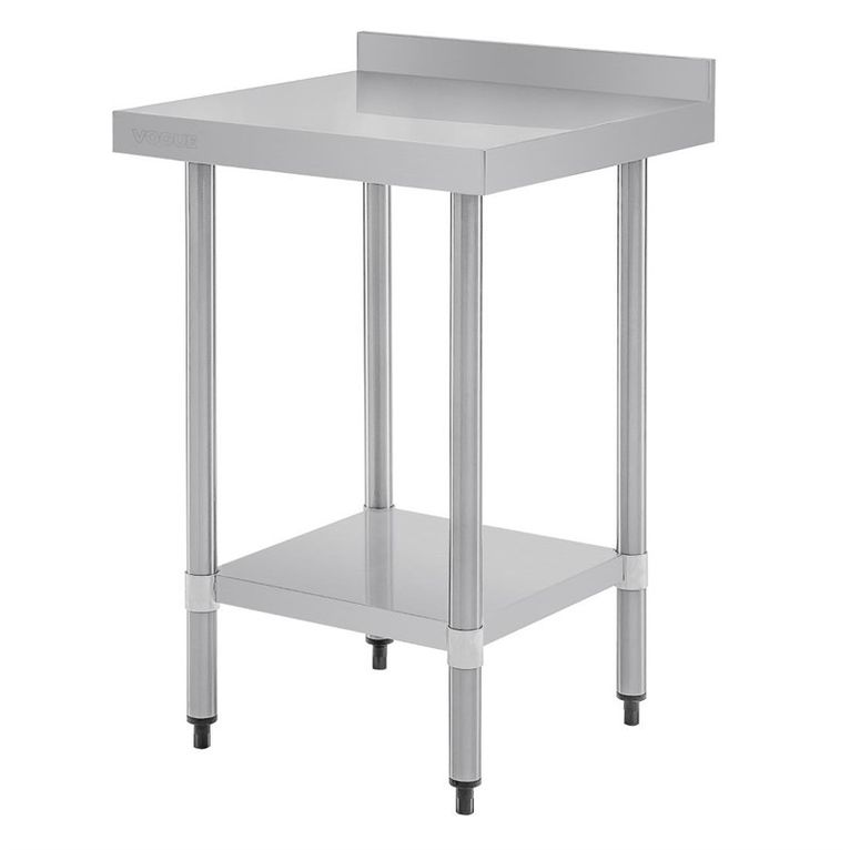 Table de préparation avec rebord