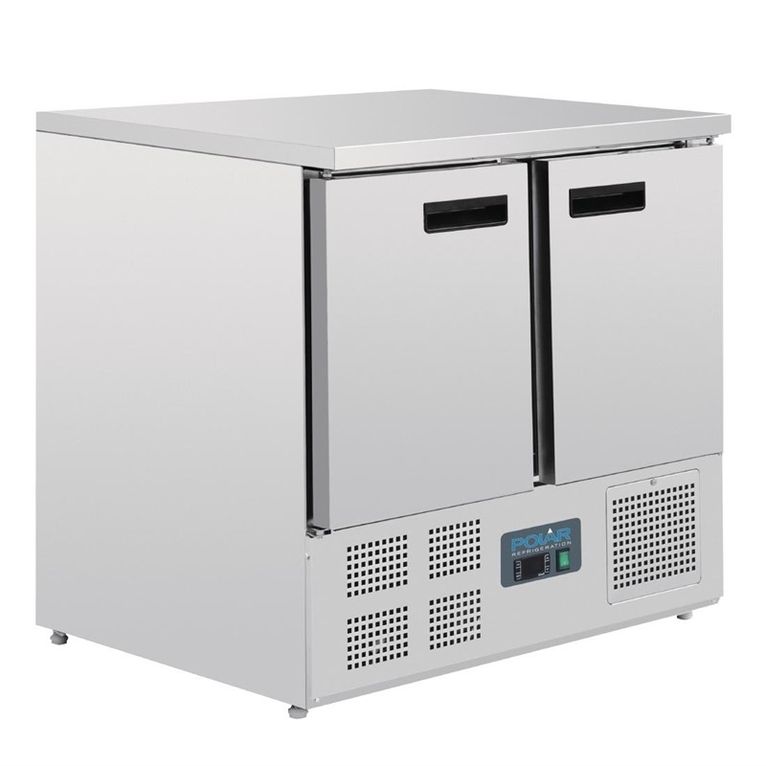 Table réfrigérée positive compacte 2 portes 240L P