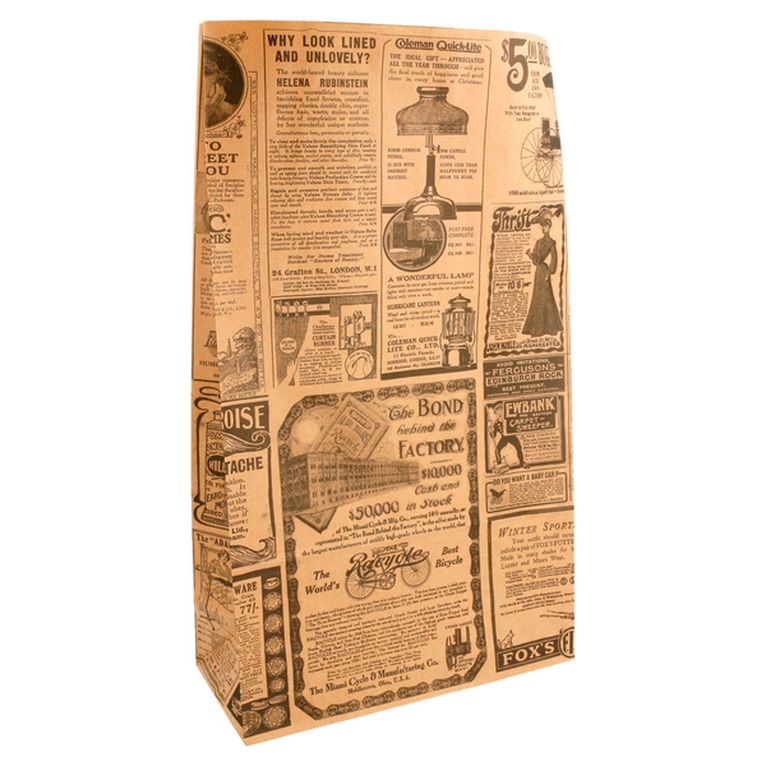 Sacs - SOS Times - Dimension 20+9x34,5cm - Paquet de 500