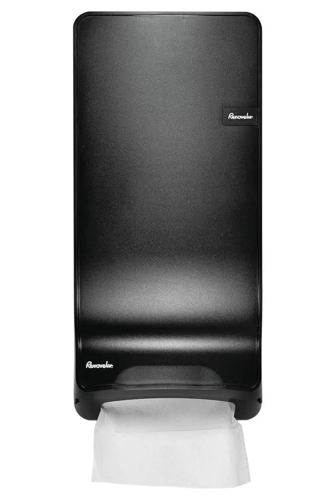Distributeur Essuie-Mains Plis Midi Noir Renovelar