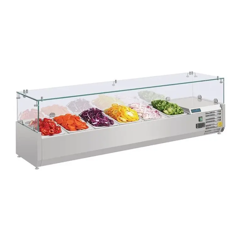Saladette réfrigérée pour comptoir à pizza Polar S
