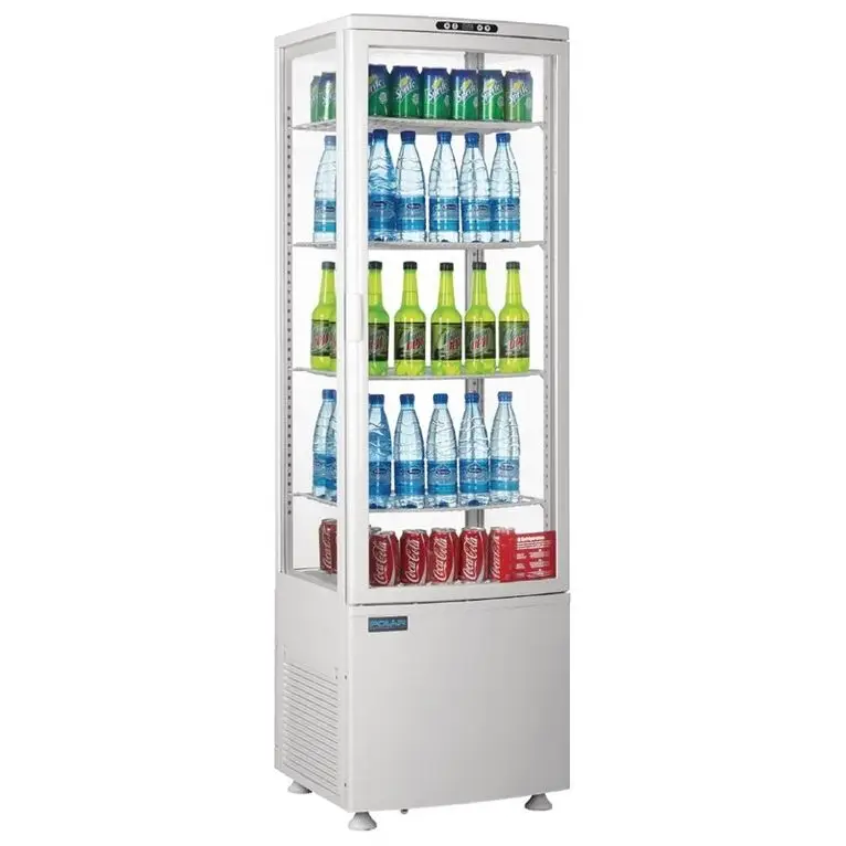 Vitrine réfrigérée porte incurvée Polar Série C bl