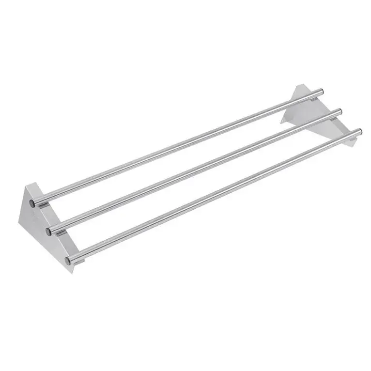 Etagère murale tubulaire Vogue acier inoxydable 12