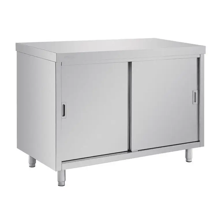 Placard sur pied en acier inoxydable Vogue 1200mm