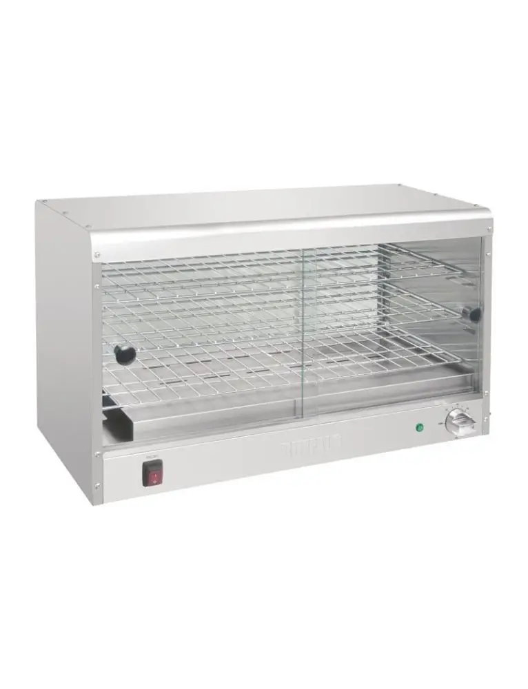 Vitrine chauffante éco Buffalo - 60 tourtes