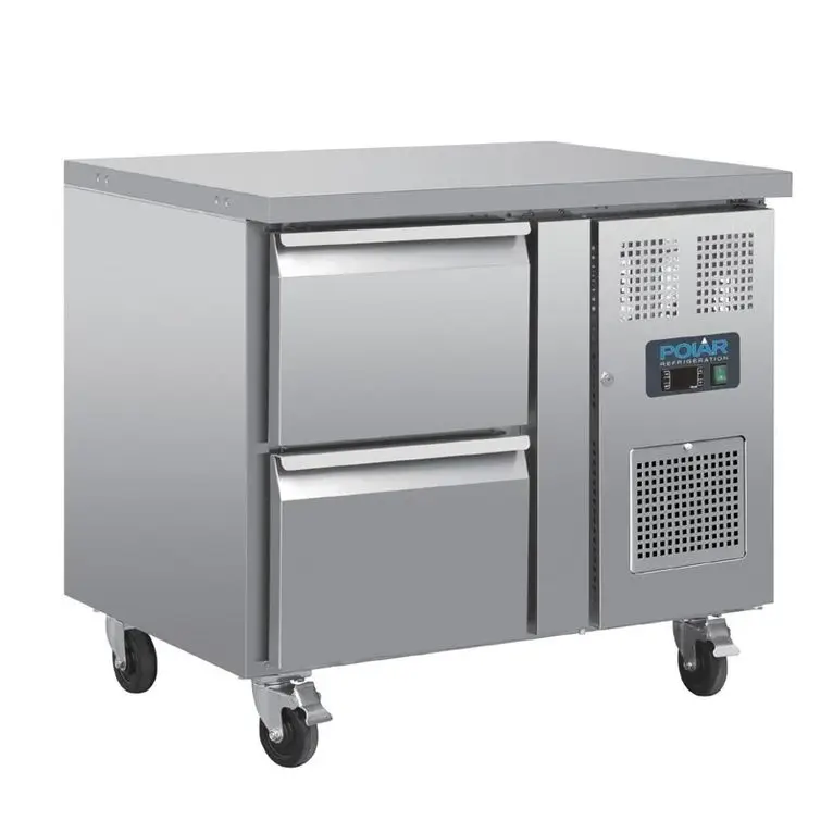 Table réfrigérée GN 1/1 ventilée 2 tiroirs Polar S