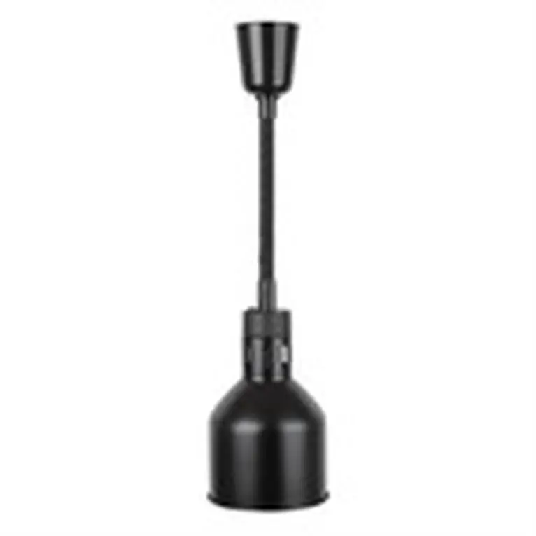 Lampe chauffante rétractable Buffalo noir mat