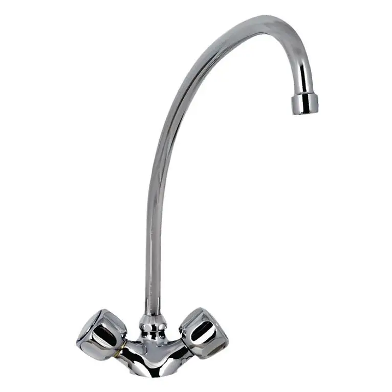 Robinet mélangeur monotrou standard 2 robinets col