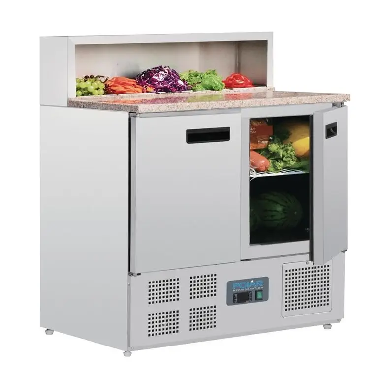 Comptoir de préparation réfrigéré à pizzas 288L Po