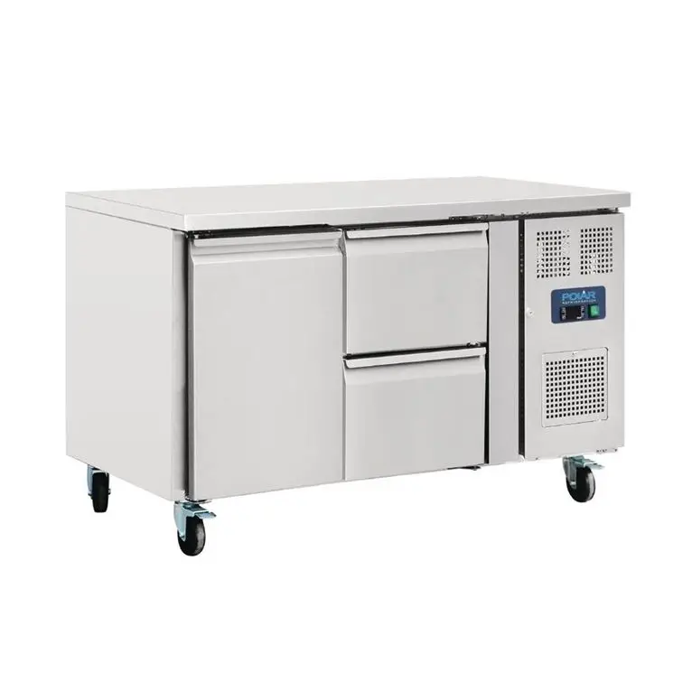 Table réfrigérée 1 porte 2 tiroirs 228L Polar Séri