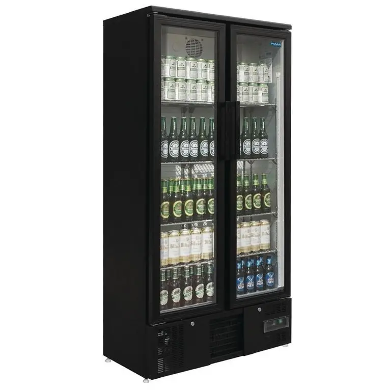 Arrière-bar vertical double porte battante Polar S