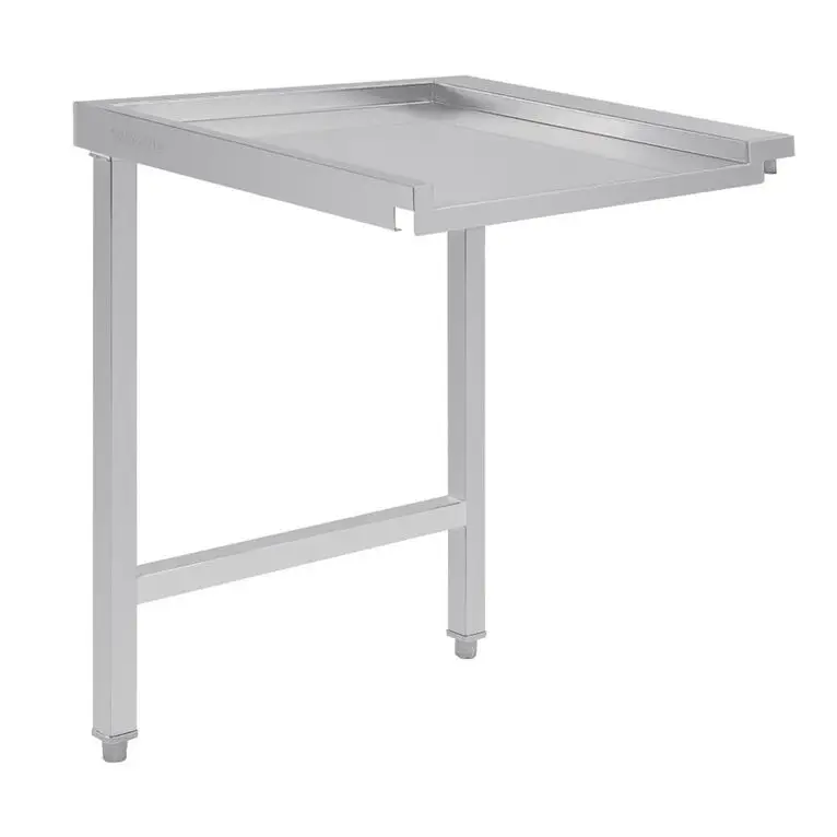 Table de sortie droite pour lave-vaisselle à capot