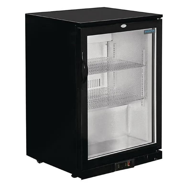 Arrière-bar une porte pivotante Polar Série G noir