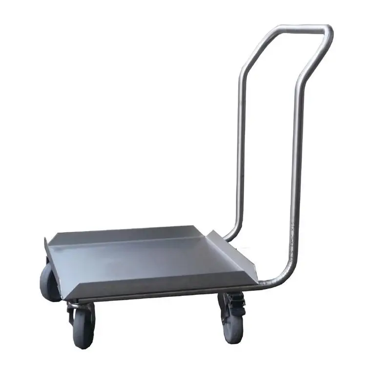 Socle inox pour casiers de lave-vaisselle avec poi