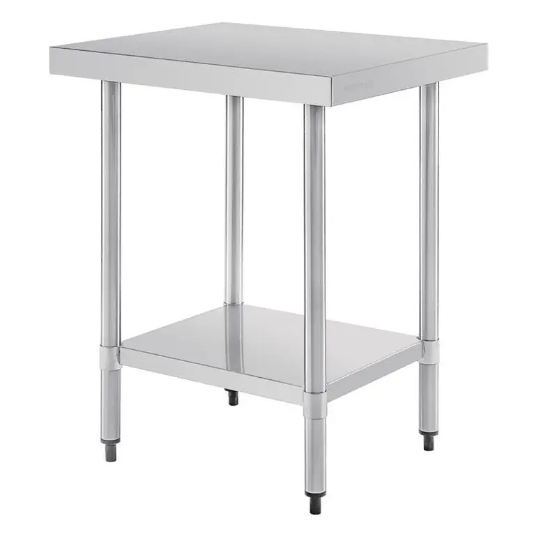 Table de préparation sans rebord