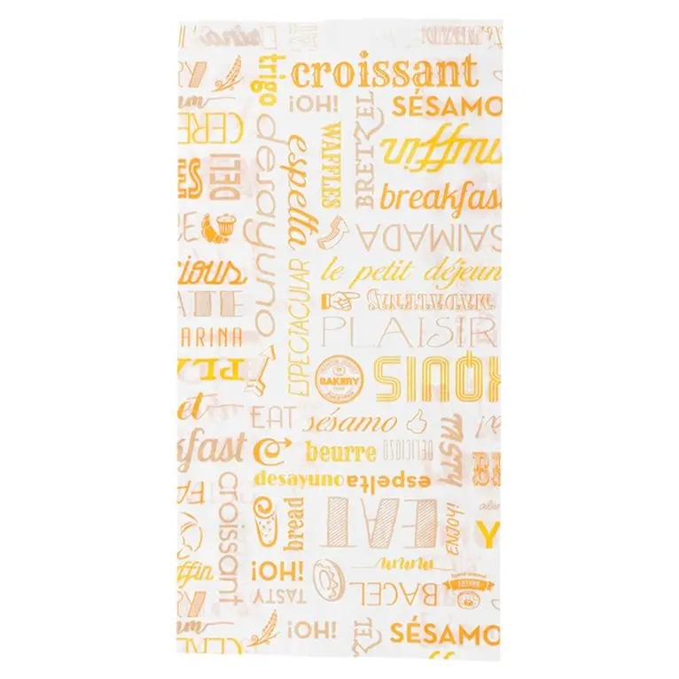 Sac à croissants - Parole - Dimension 14+7x26cM - Paquet de 500