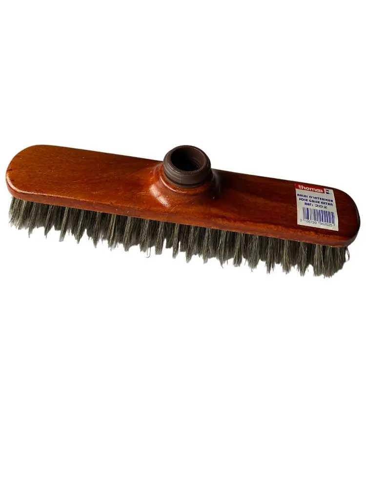 Balai Droit - Soie - 29cm - Teck