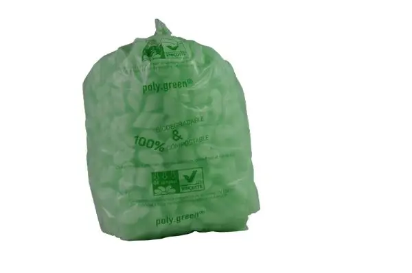 Sacs Poubelle verts 20l biodégradables 19µ /250