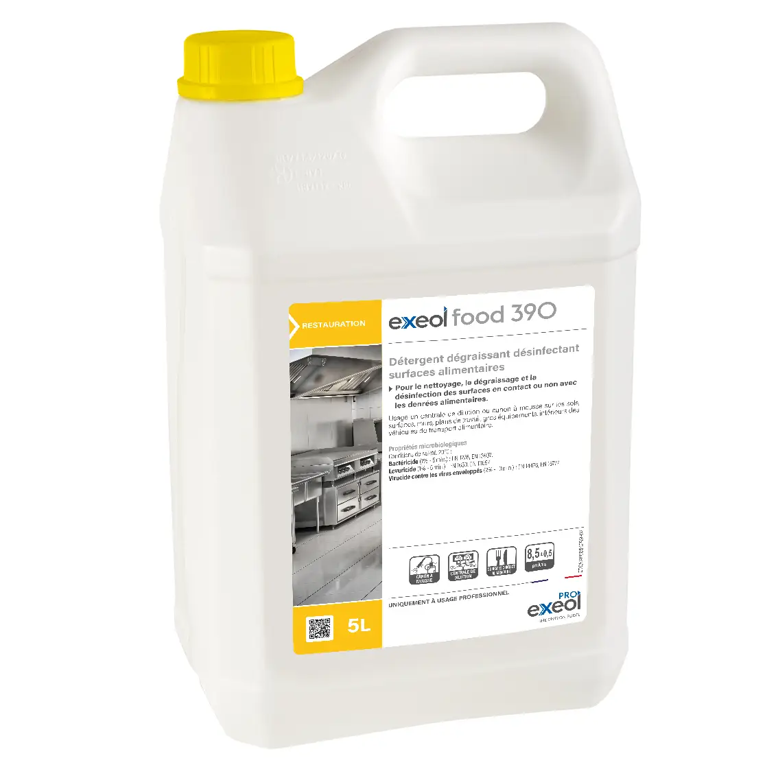 Exeol Food 390 Détergent Cuisine /5l