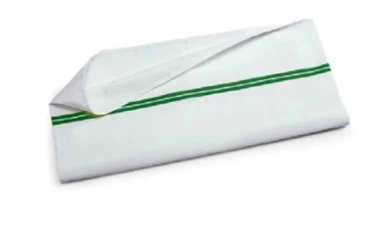 Sac à Linge Blanc Bande Verte /70l