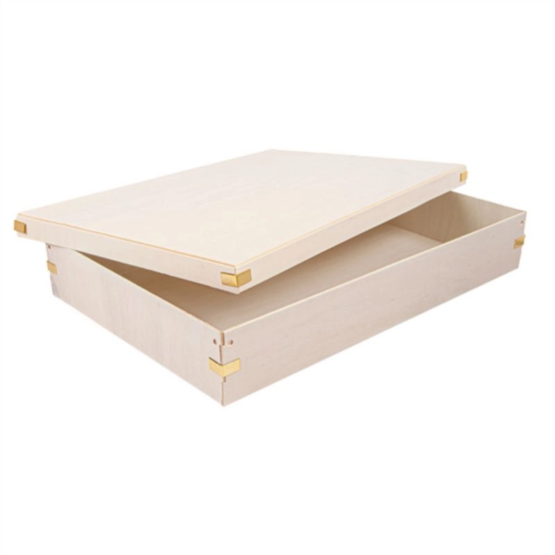 Plateau bois Rectangulaire + Couvercle / 10