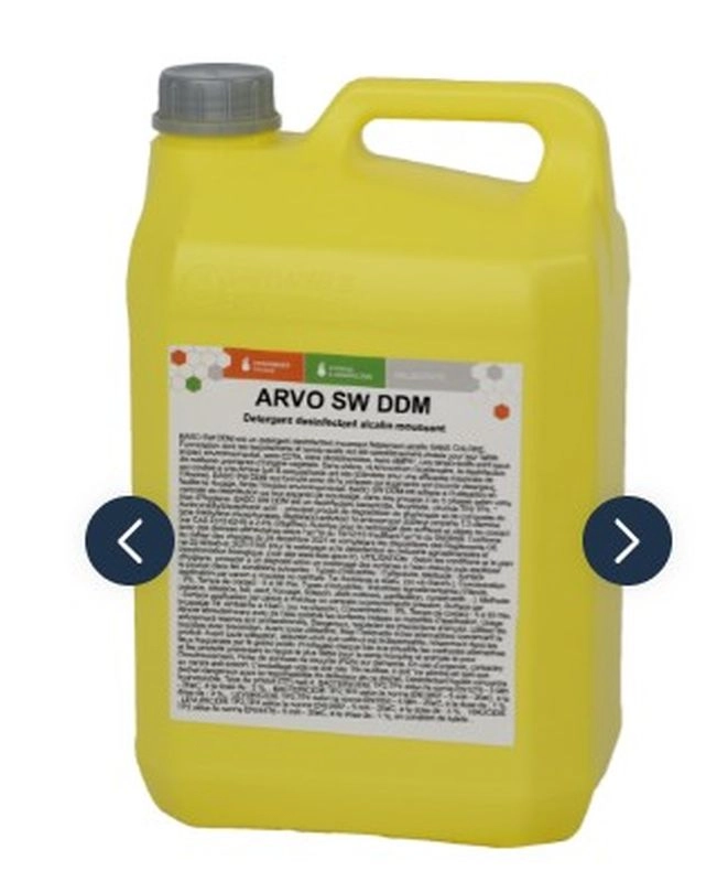 ARVO SW DDM détergent désinfectant alcalin chloré moussant